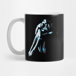 woman silhouette art Mug